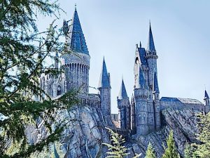 Universal Wizard Castle in Universal Studios in Orlando, Florida, USA