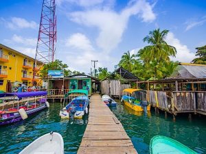BOCAS DEL TORO, PANAMA - Bocas del Toro province of Panama comprising an archipelago off the Caribbean coast.