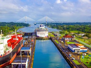 Imagen del Canal de Panamá vista panorámica